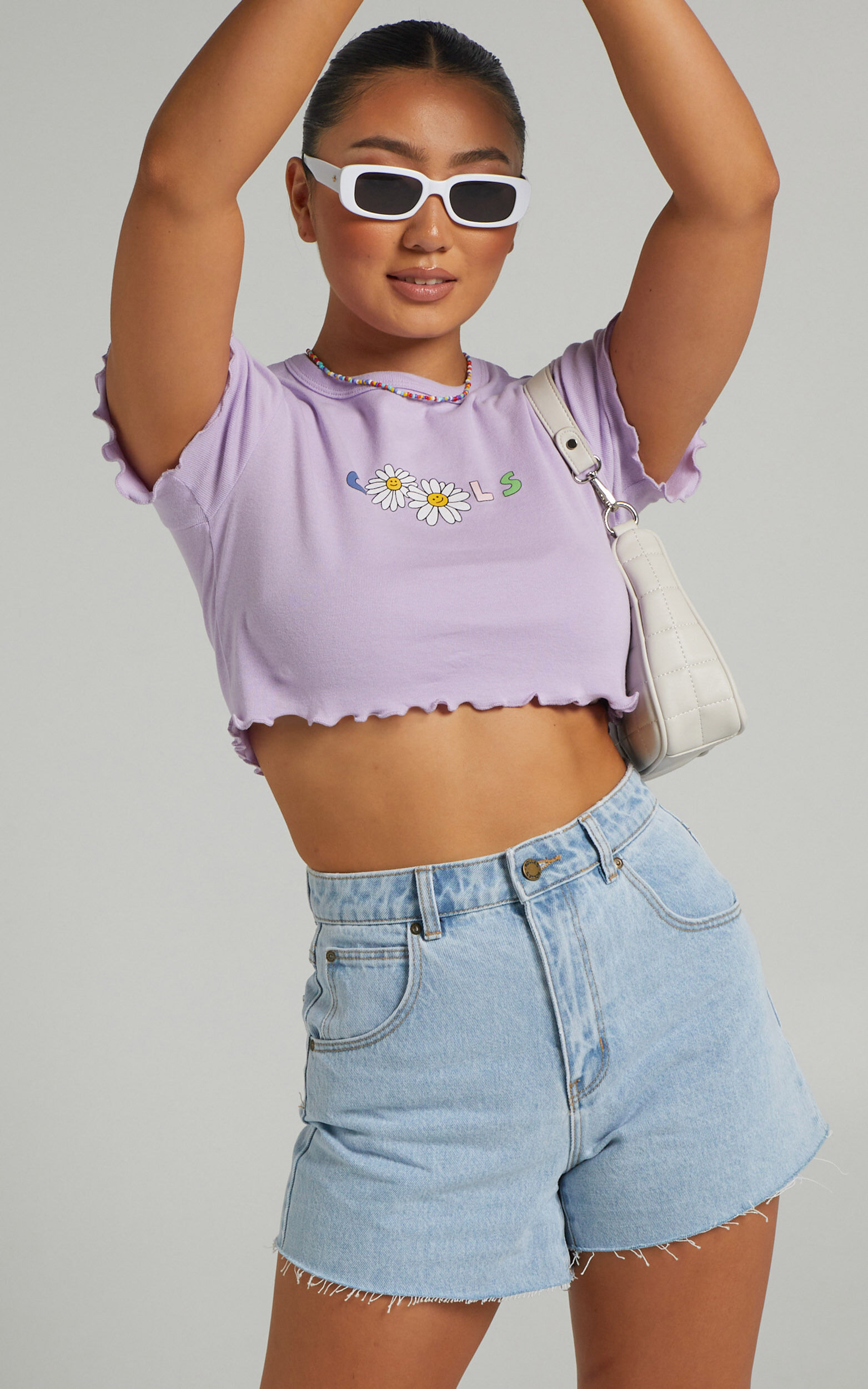Cools Club - Daisy Club Tee in Lilac - 06, PRP1, super-hi-res image number null