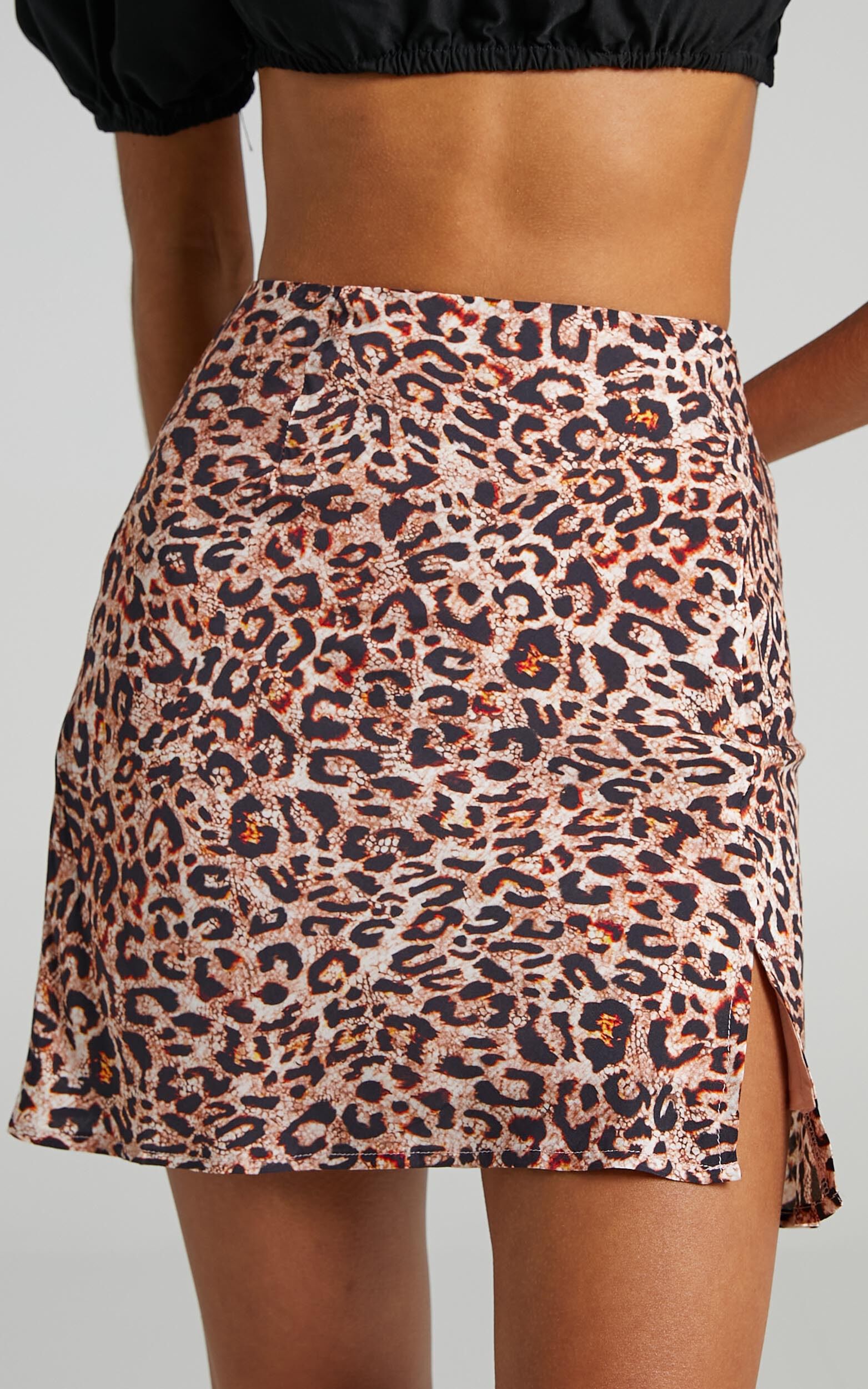 Stand In Line Skirt in Leopard | Showpo USA