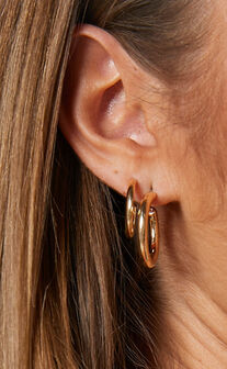 Renelyn Multipack Hoop Earrings in Gold