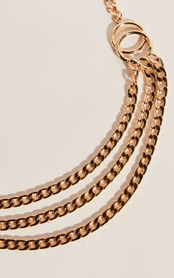 Roweillen Chain Belt in Gold