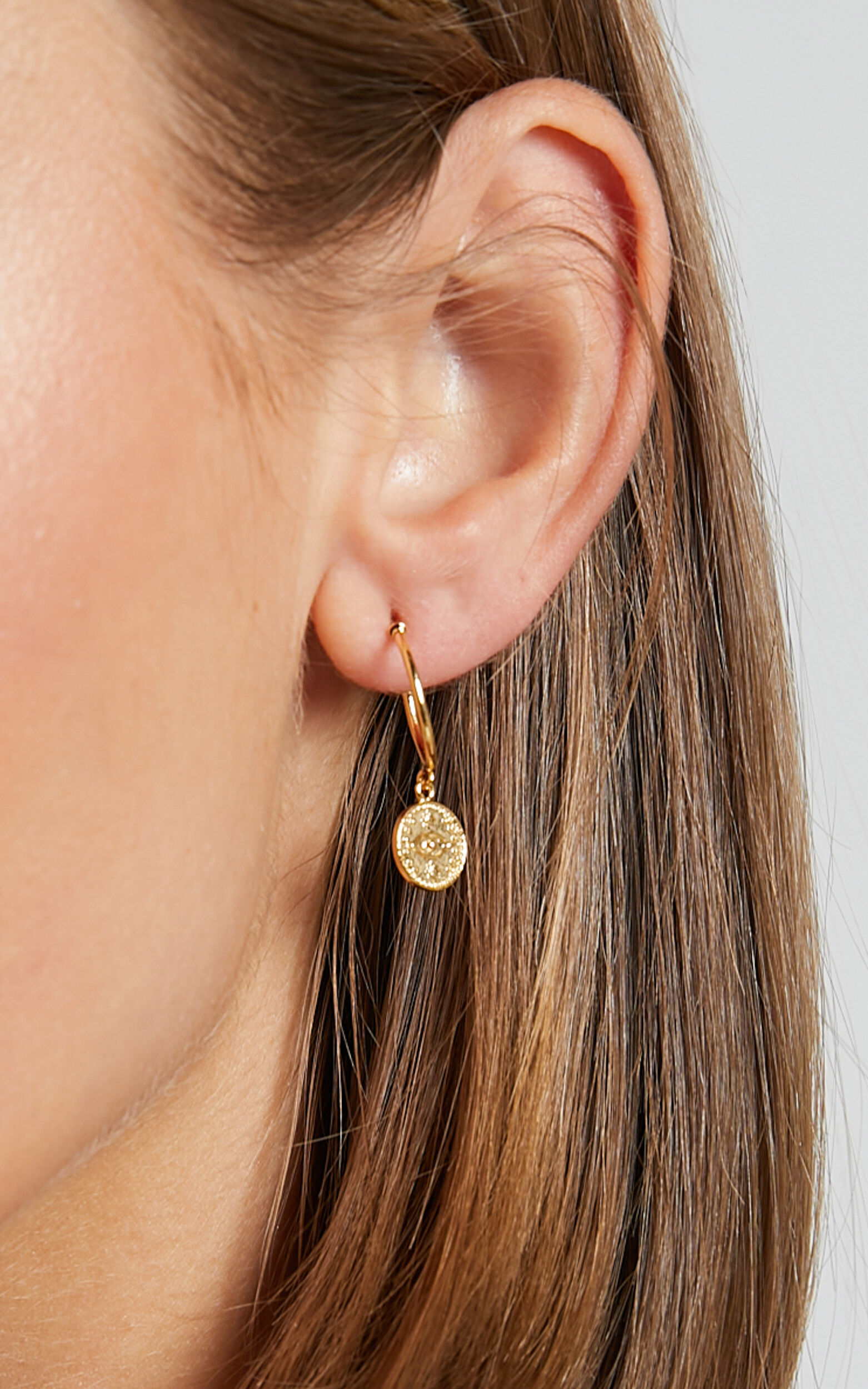 Peta and Jain - Desire Earrings in Gold - NoSize, GLD1, super-hi-res image number null