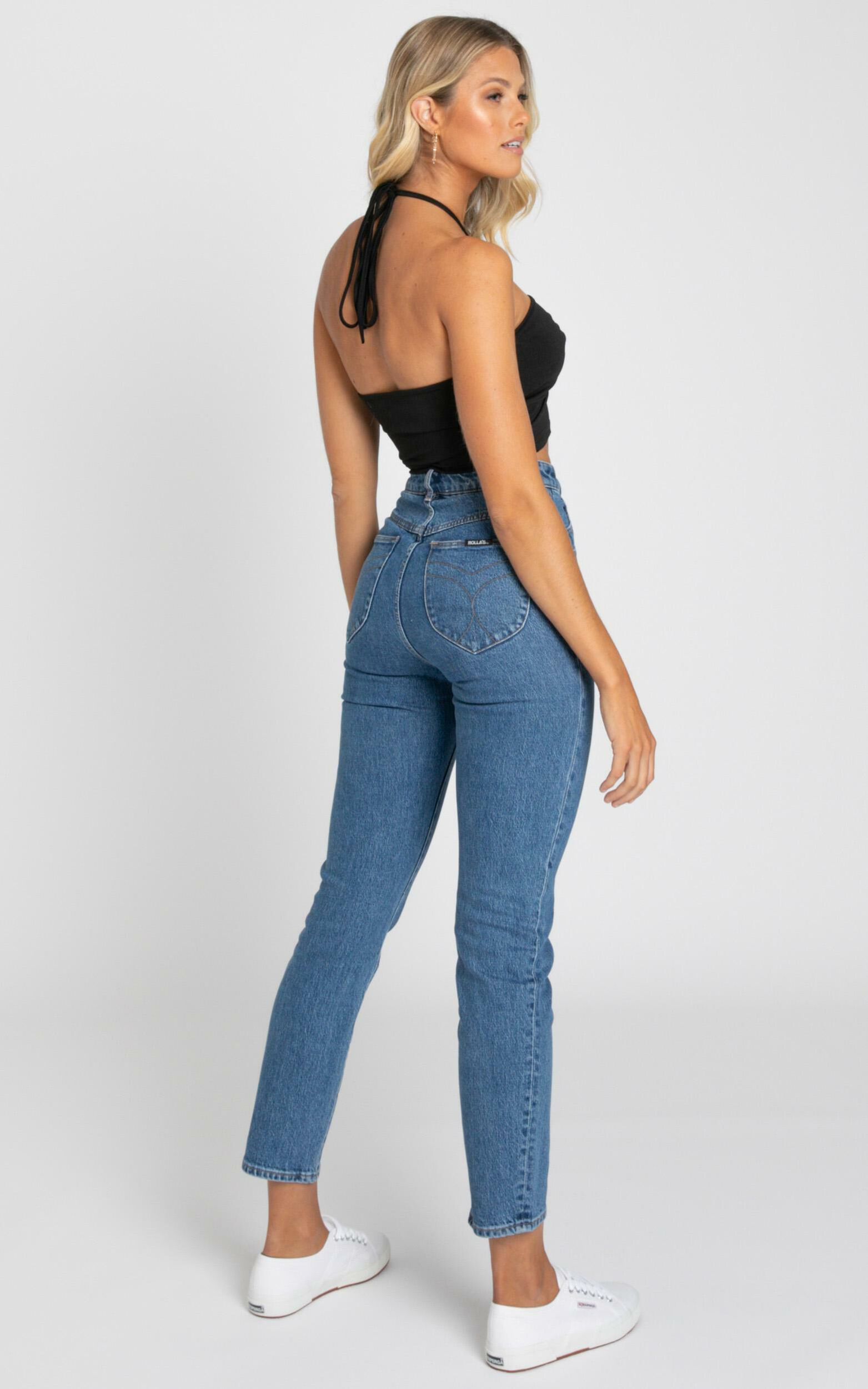 Rollas - Dusters Jeans in Sadie Blue | Showpo