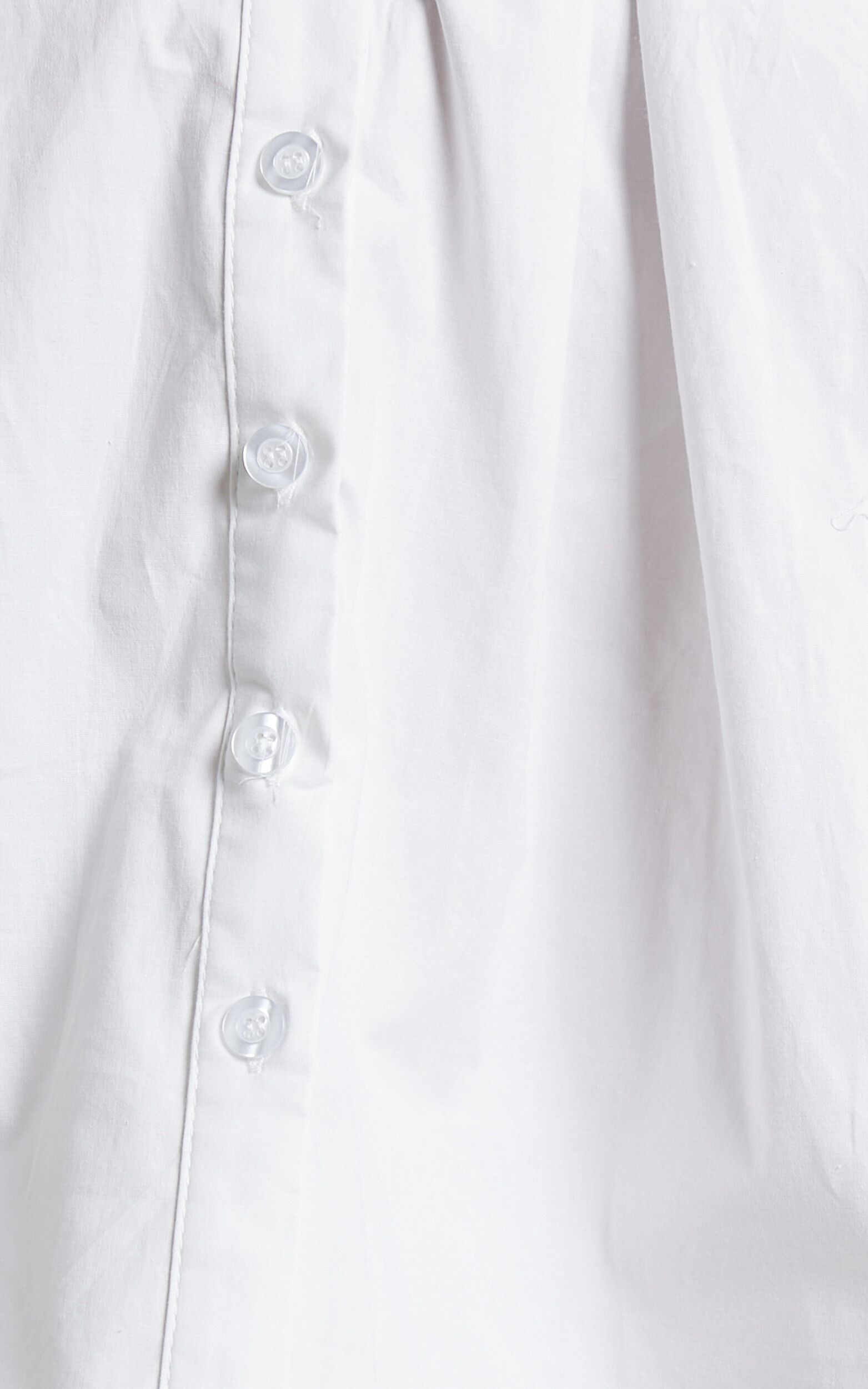 Claudette Corset Shirt Dress in White | Showpo