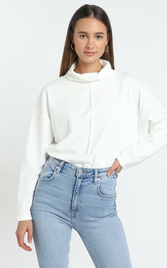 Sara Sweater in White