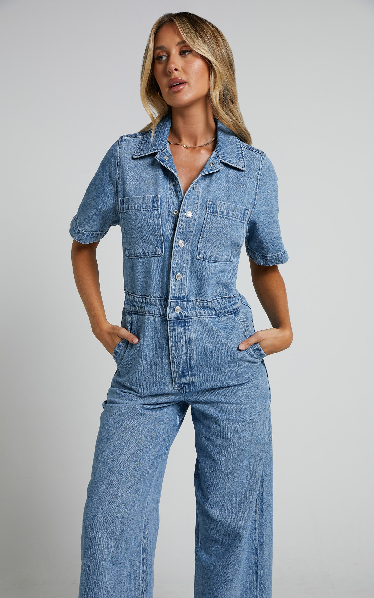 Levi's - SS BOILERSUIT in More Money More Problems | Showpo USA
