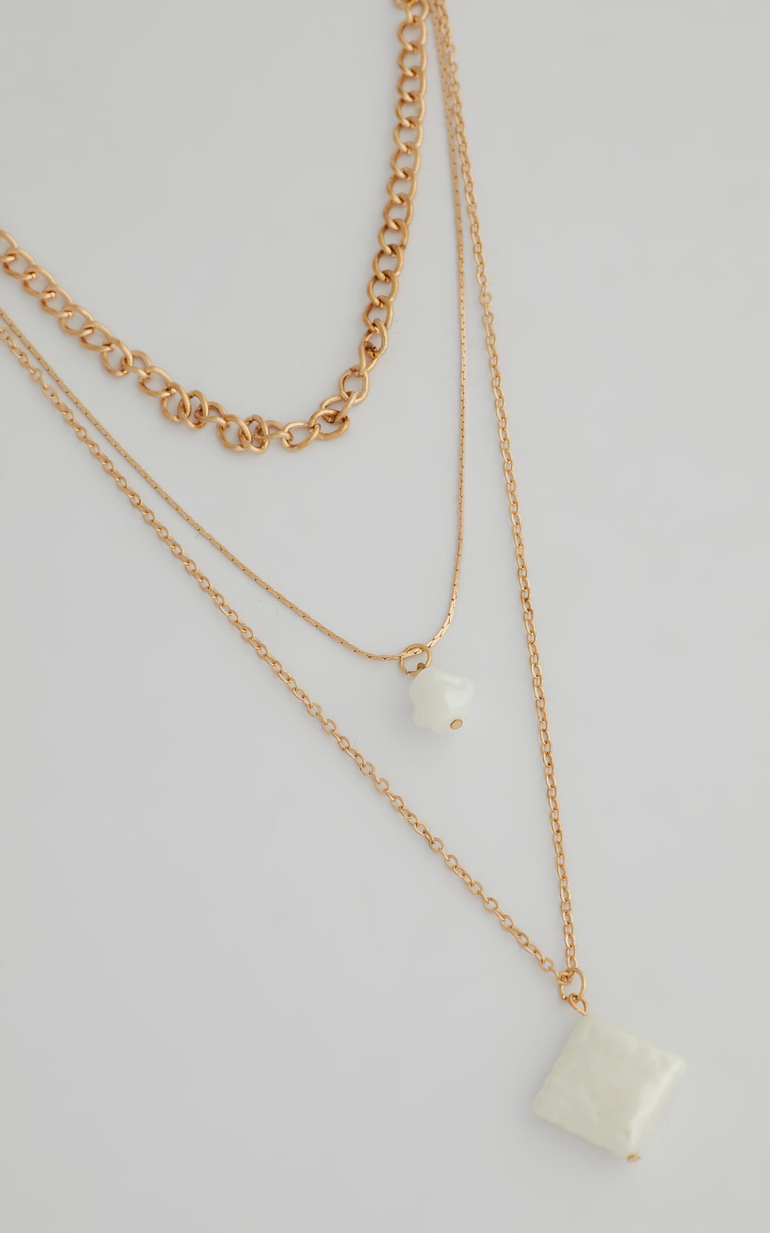 MIMA LAYERED NECKLACE in Gold - NoSize, GLD1, super-hi-res image number null