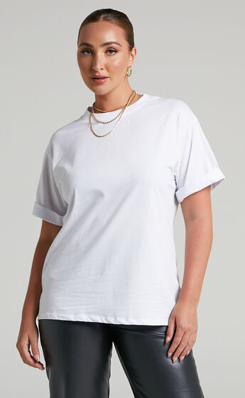 Davinia Crew Neck T-shirt in White