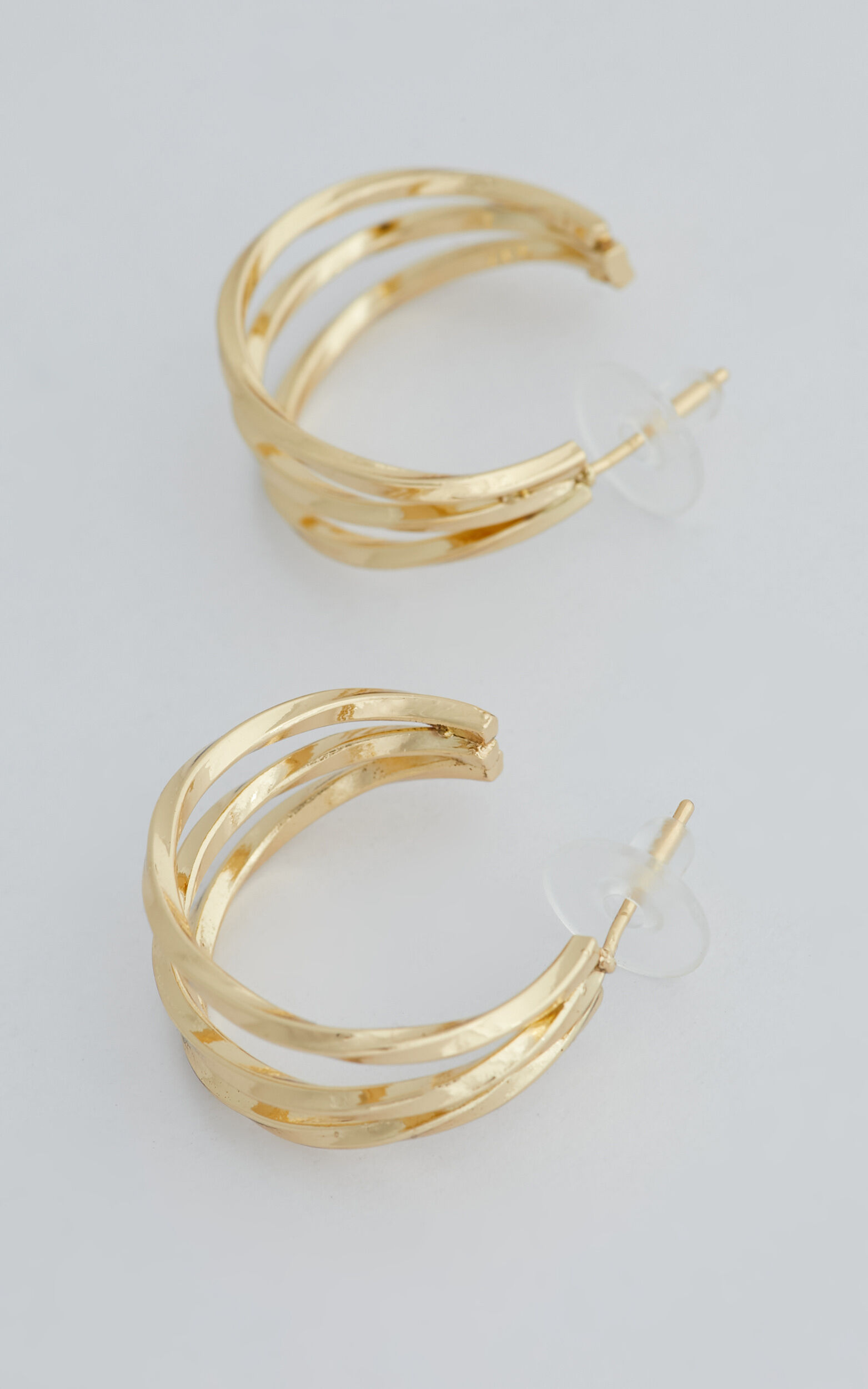PROMISE HOOP EARRINGS in Gold - NoSize, GLD1, super-hi-res image number null