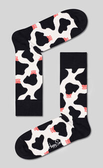 Happy Socks - Cowzy Sock in Black/White