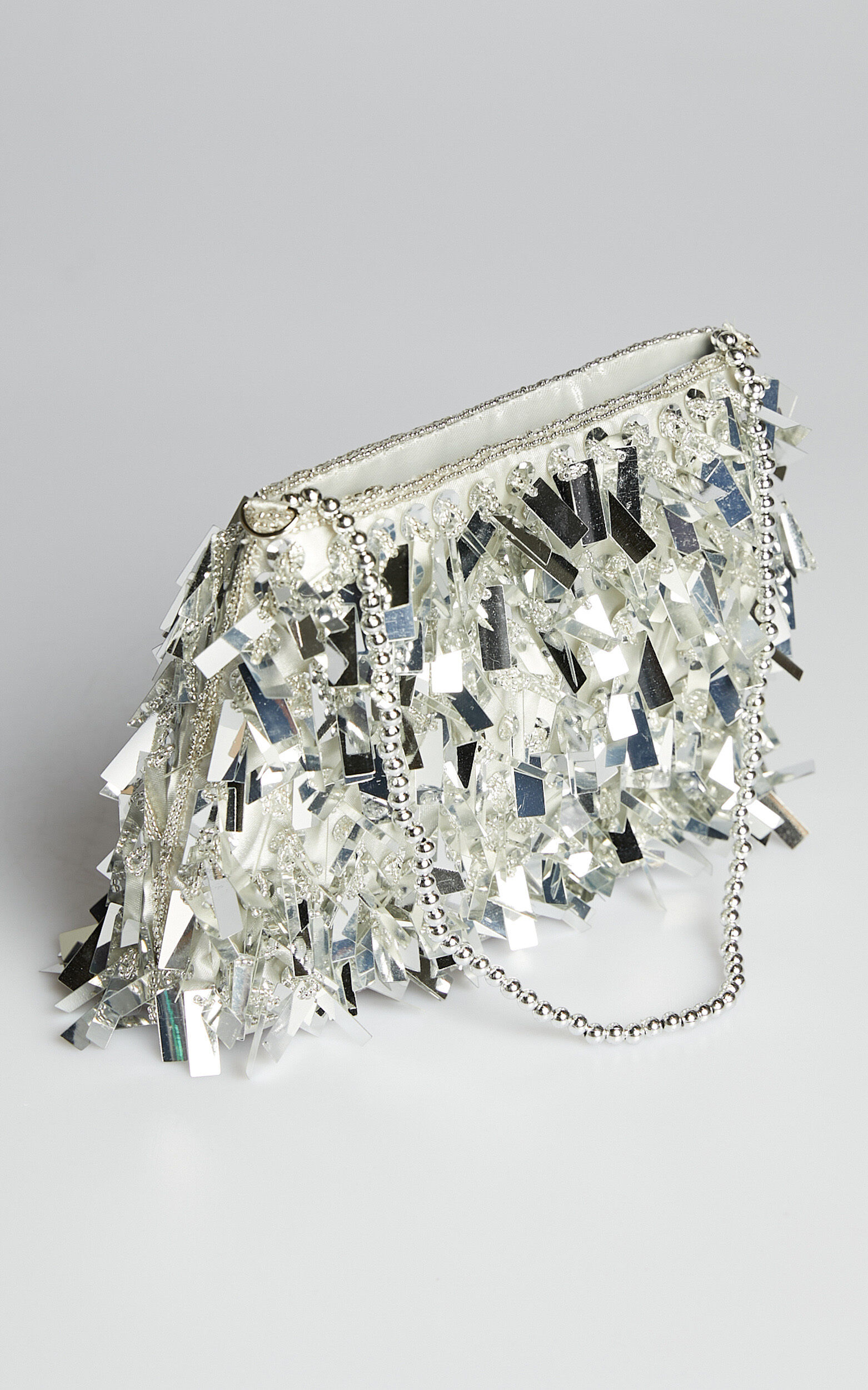 Dillima Embellished Bag in Silver - NoSize, SLV1, super-hi-res image number null