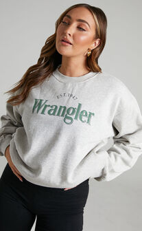 Wrangler - The Reaction Sweat in Light Grey Marle