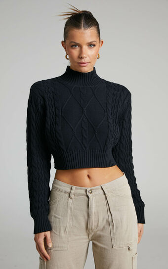 Runaway The Label - Amore Jumper in Black