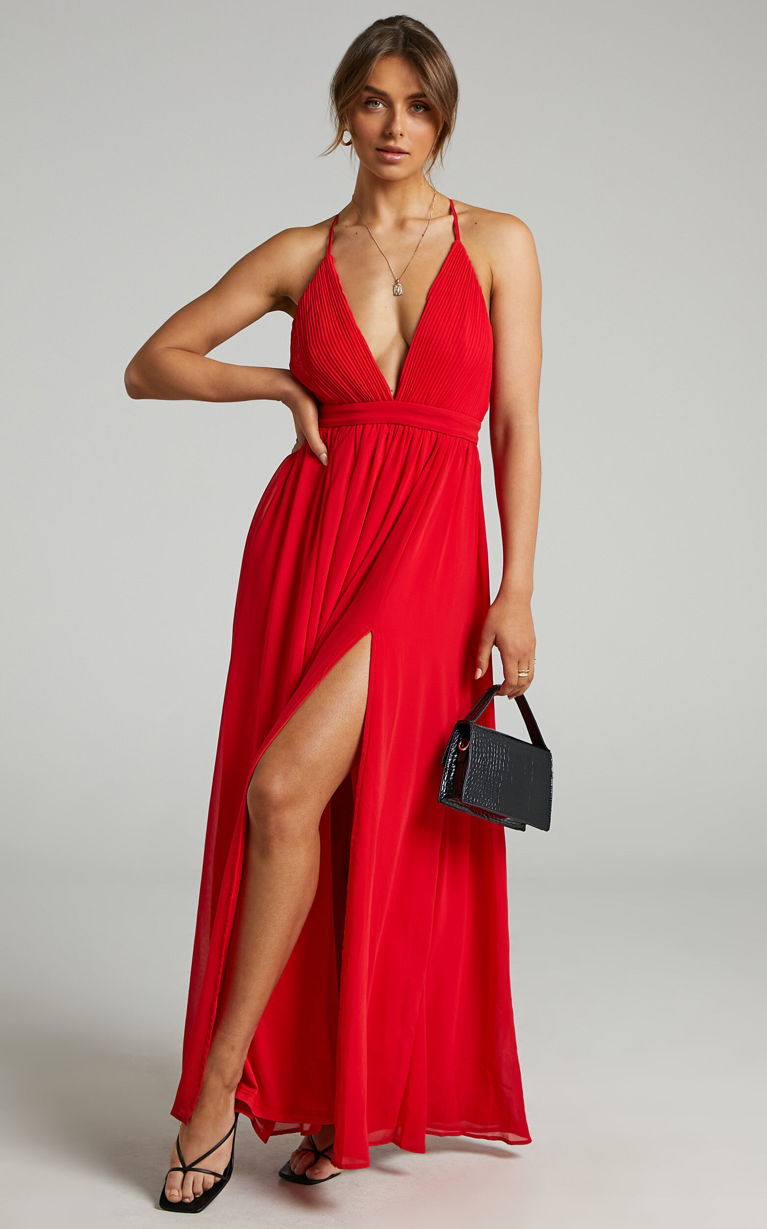 Shes A Delight Maxi Dress in Red - 04, RED5, super-hi-res image number null