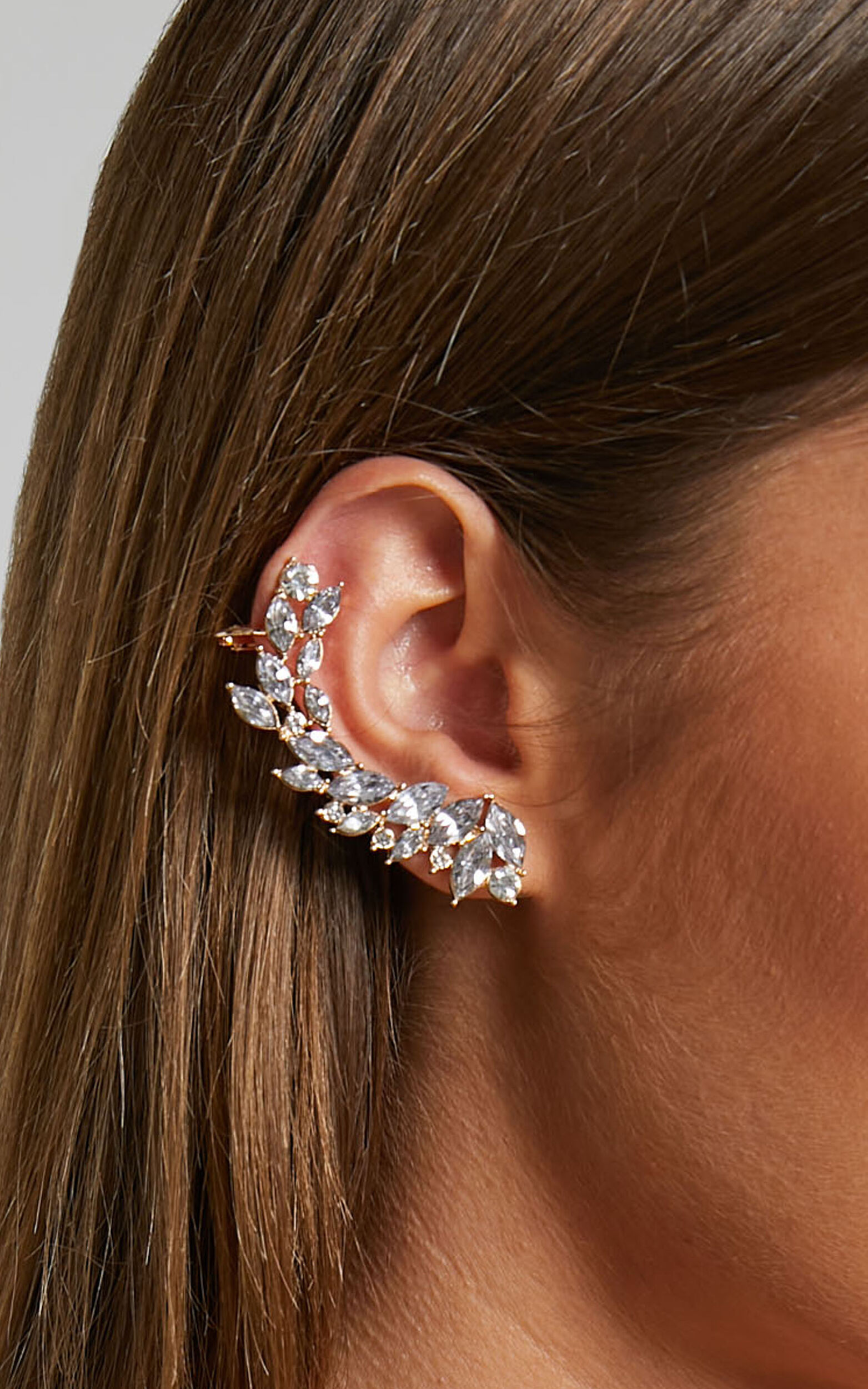 Saralene Earrings Cuff in Gold - NoSize, GLD1