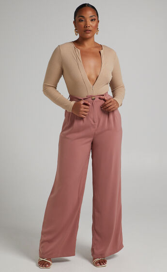 Zachy tailored pants in Taupe