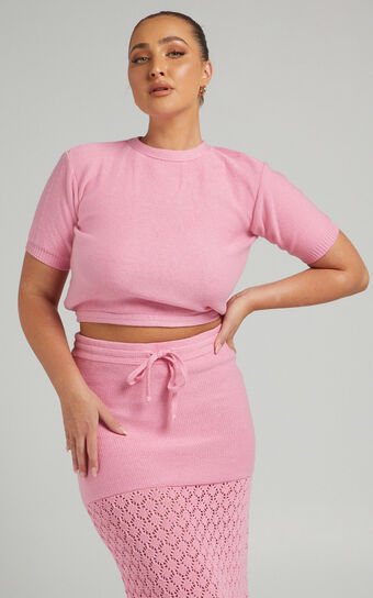 Rue Stiic - Elina Knit Top in Pink