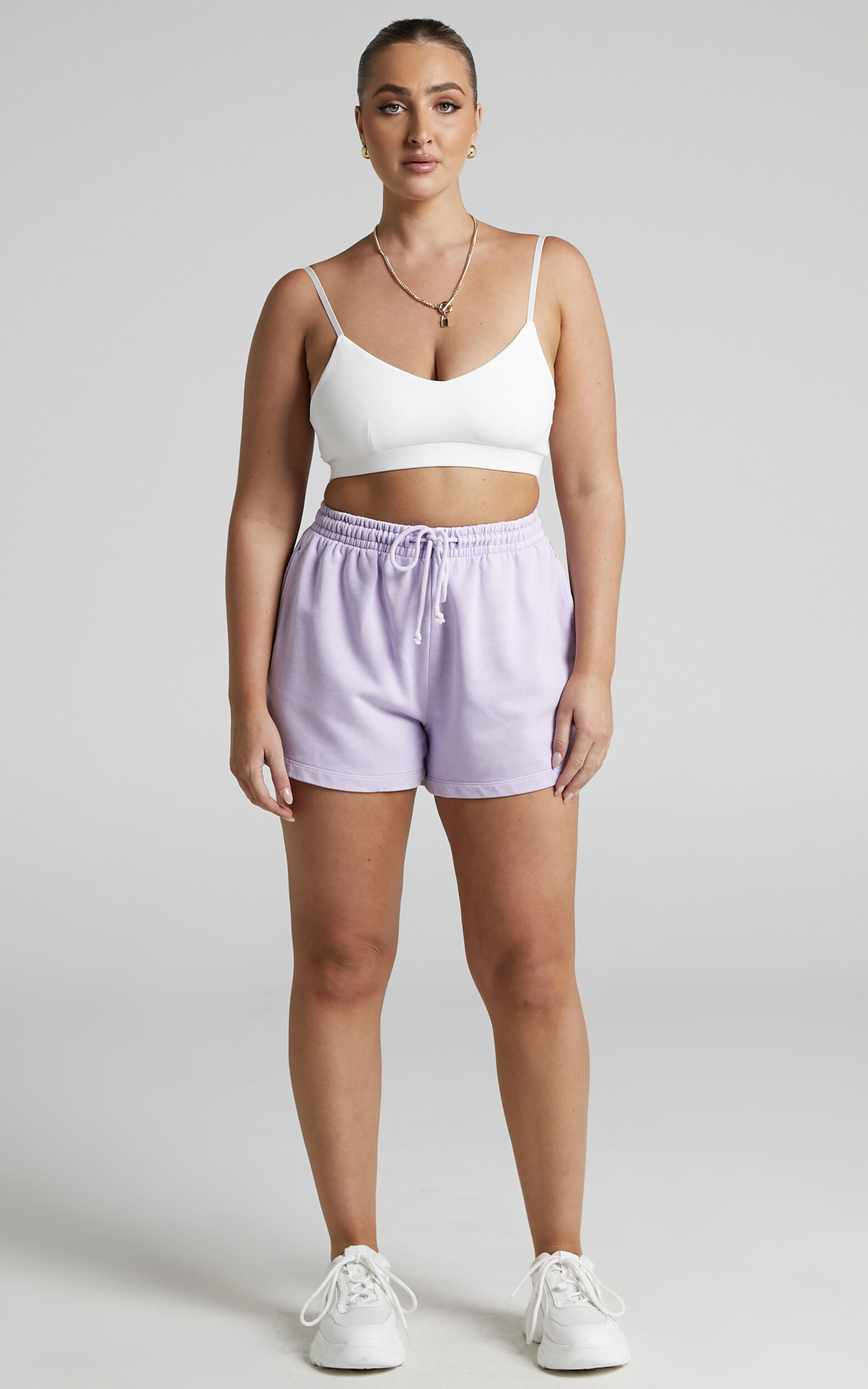 Levi's - Natural Dye Snack Sweatshort in Mid Saturated Purple - L, PRP1, super-hi-res image number null