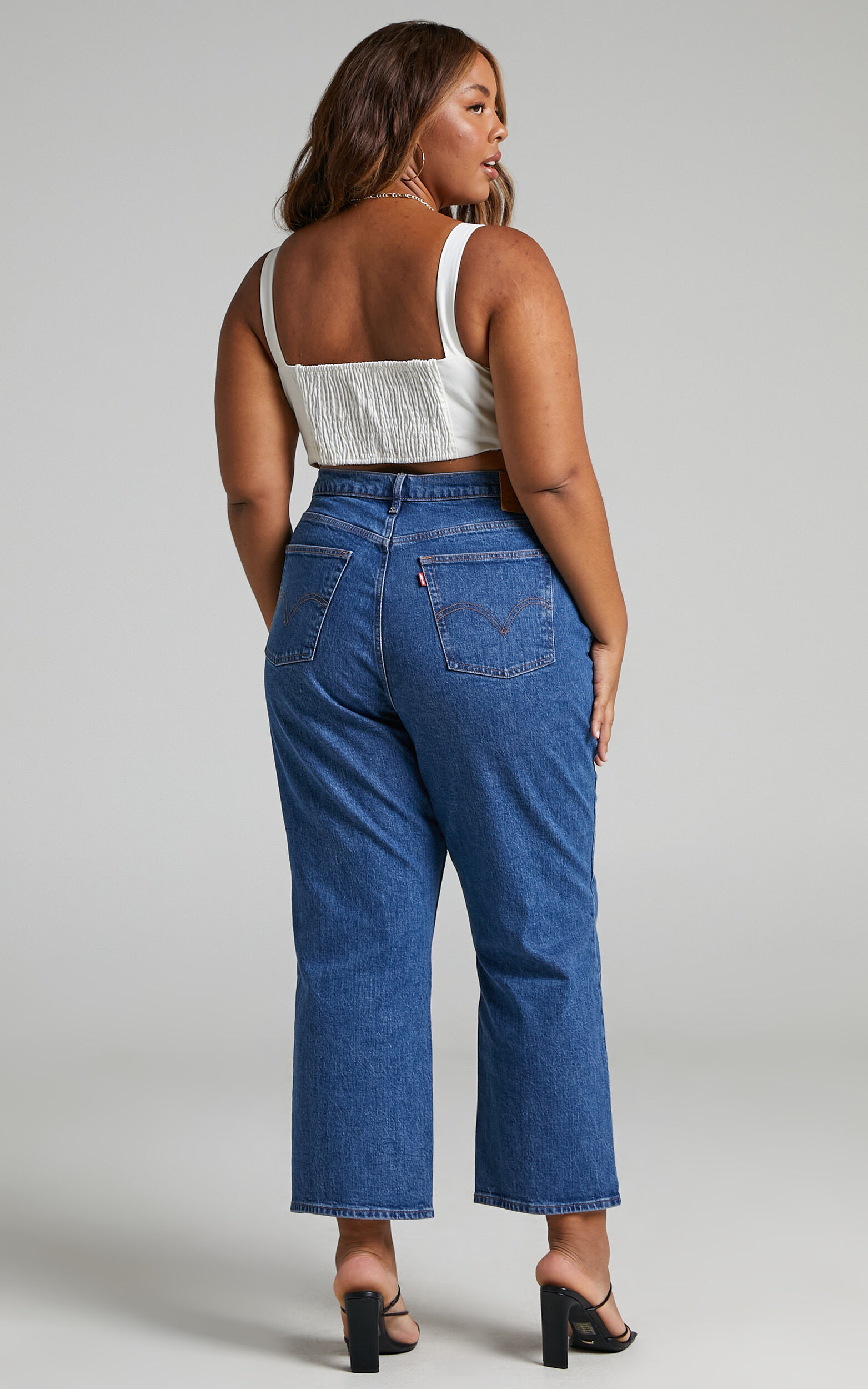 Levi's Curve - Ribcage Ankle Straight Jeans in Georgie | Showpo USA