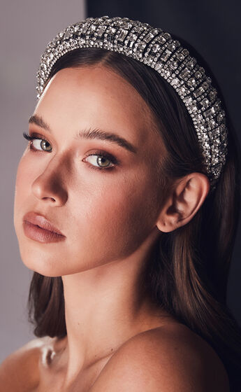 Billini x Natalie Anne - Isabelle Diamante Headband in Silver