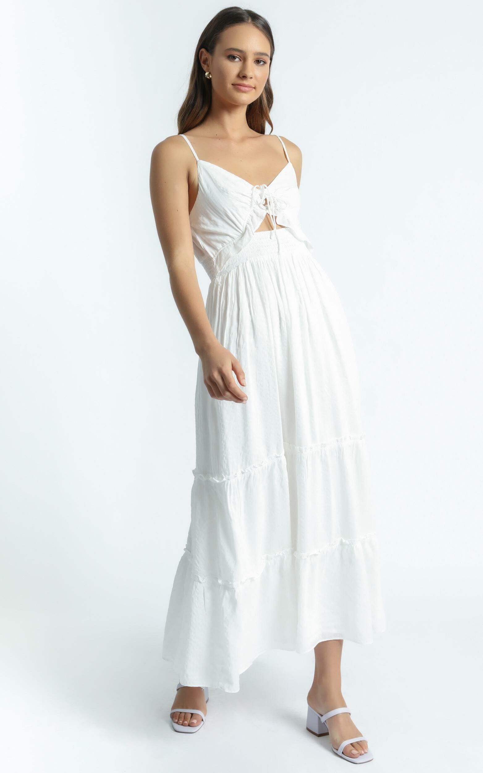 Frida Dress in White | Showpo USA