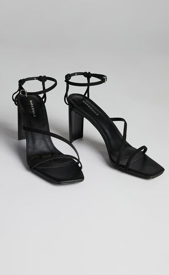 NAKEDVICE - THE CYRUS HEELS in Black