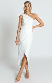 Felt So Happy Dress in White | Showpo USA