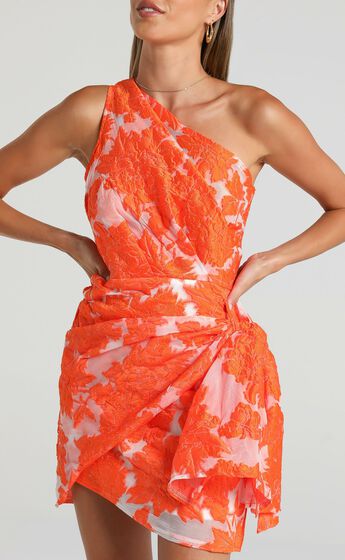 Brailey Dress in Orange Floral