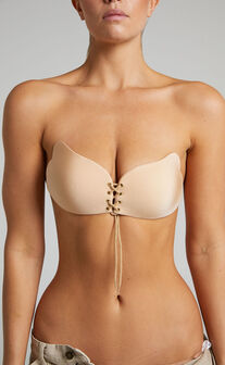 Push Up Stick On Bra in Nude Silicone