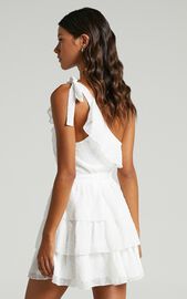 Darling I Am A Daydream Mini Dress In White | Showpo USA