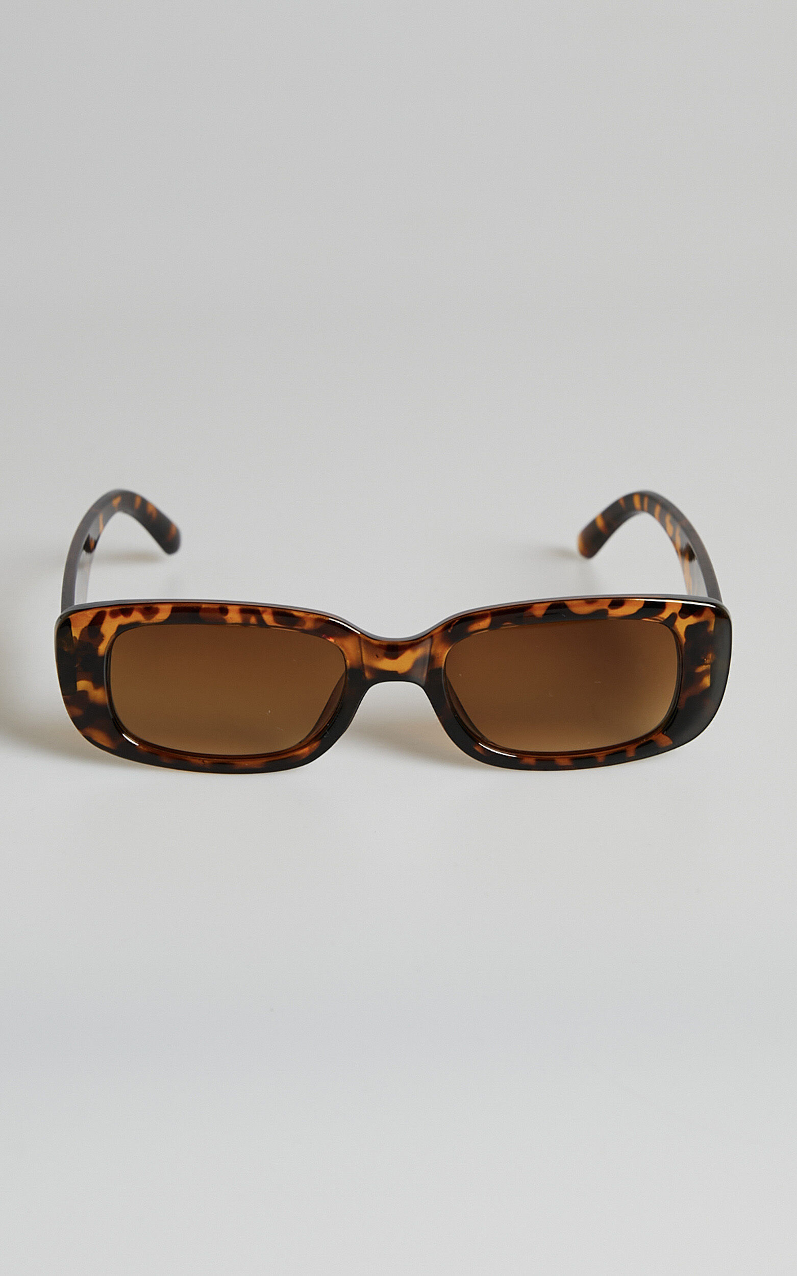 Bianka Rectangular Sunglasses in Tort, BRN1, super-hi-res image number null