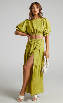 Astrid Two Piece Set in Green