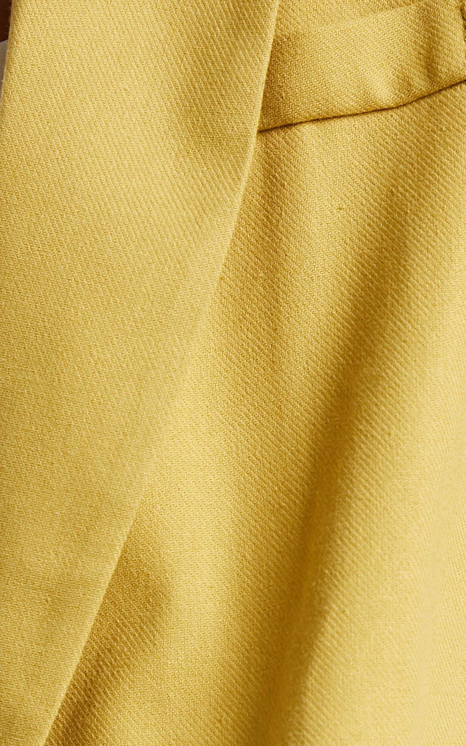 Revy Blazer - Linen Look Oversized Blazer in Yellow Linen Look | Showpo USA