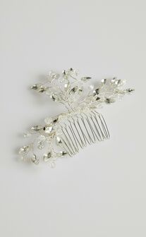 Stand By You Hair Piece in Silver