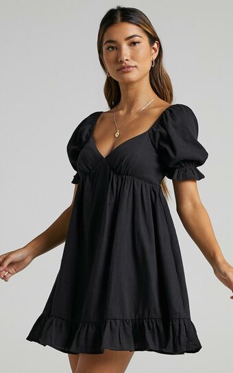 Levana Dress in Black