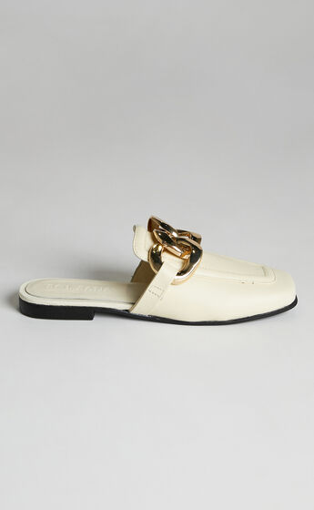 Sol Sana - Helen Slide Sandals in Off White