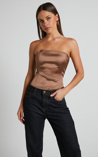 Lioness - Aniston Corset in Russet