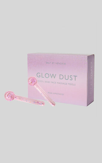 Salt By Hendrix - Glow Dust Massage Tools in Pink Amethyst