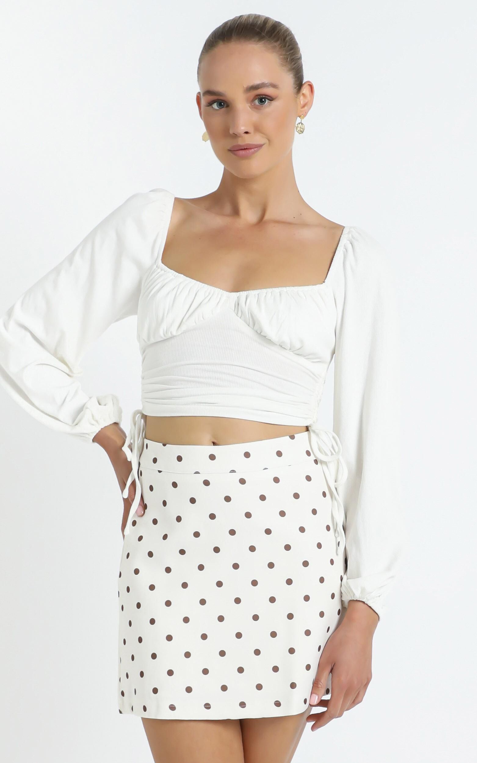 Lavo Skirt in White Spot | Showpo USA
