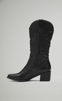 Therapy - Ranger Boots in Black