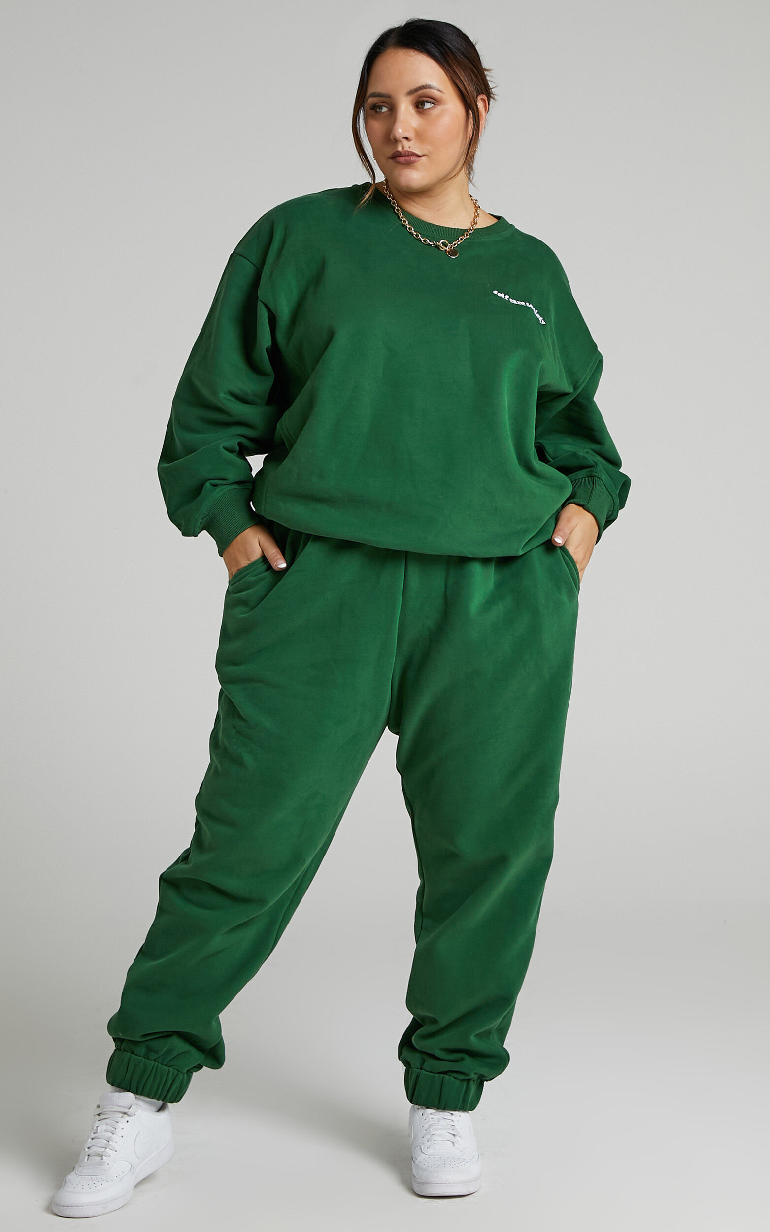 Sunday Society Club - Maddie Sweatpants in Green - 04, GRN4, super-hi-res image number null