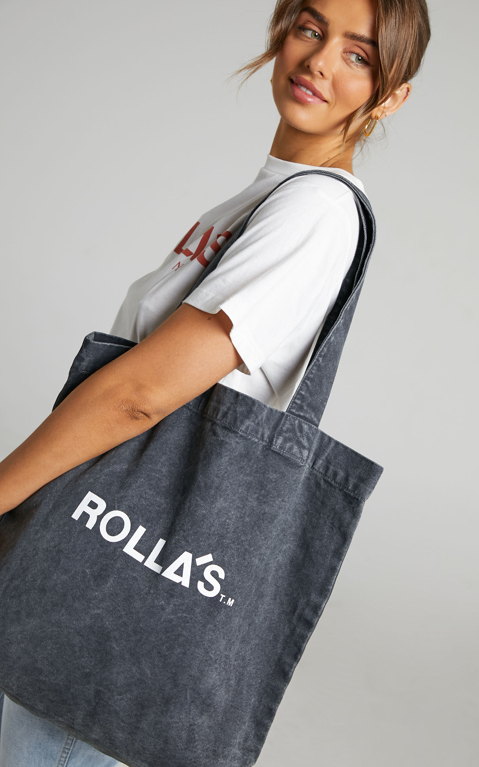 Rolla's - Rolling Stone 1981 Tote in Washed Black - NoSize, BLK1, super-hi-res image number null