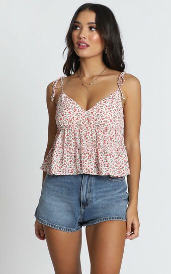 Age Of Chance Top In Floral
