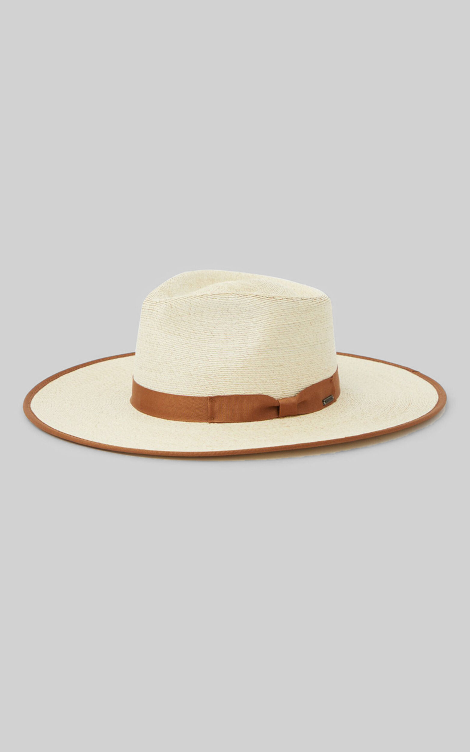Brixton - Jo Straw Rancher Hat in Natural - M, BRN2