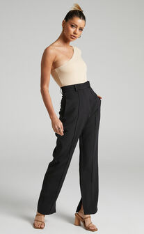 Rogers - High Waisted Pants in Black