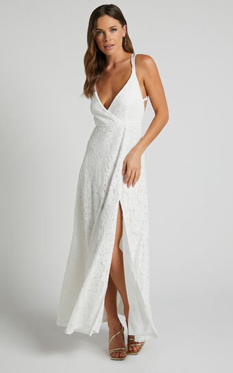 ADABELLE LACE MAXI DRESS in White