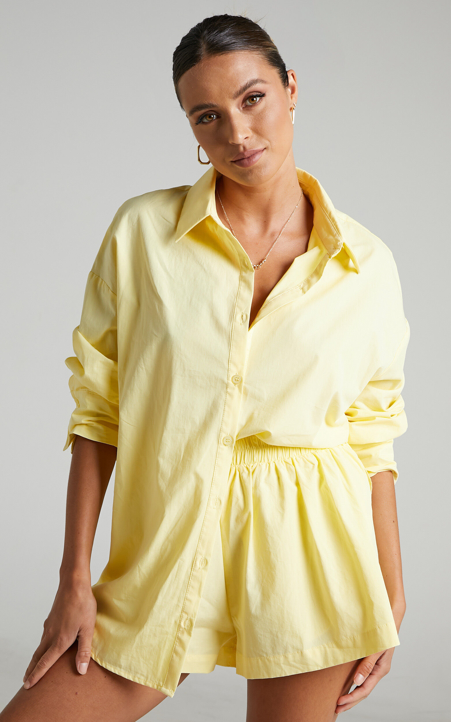 Terah Shirt in Butter Yellow - 04, YEL4, super-hi-res image number null