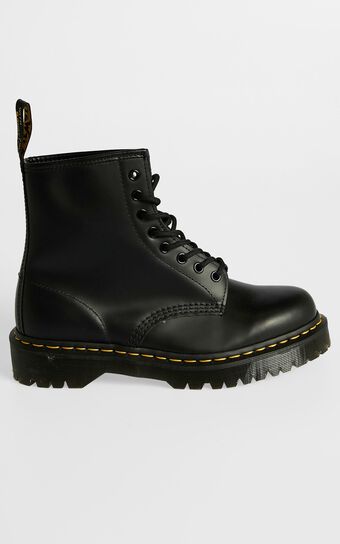 Dr. Martens - 1460 Bex 8 Eye Boot in Black Smooth