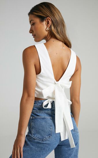 Loxley Top in White