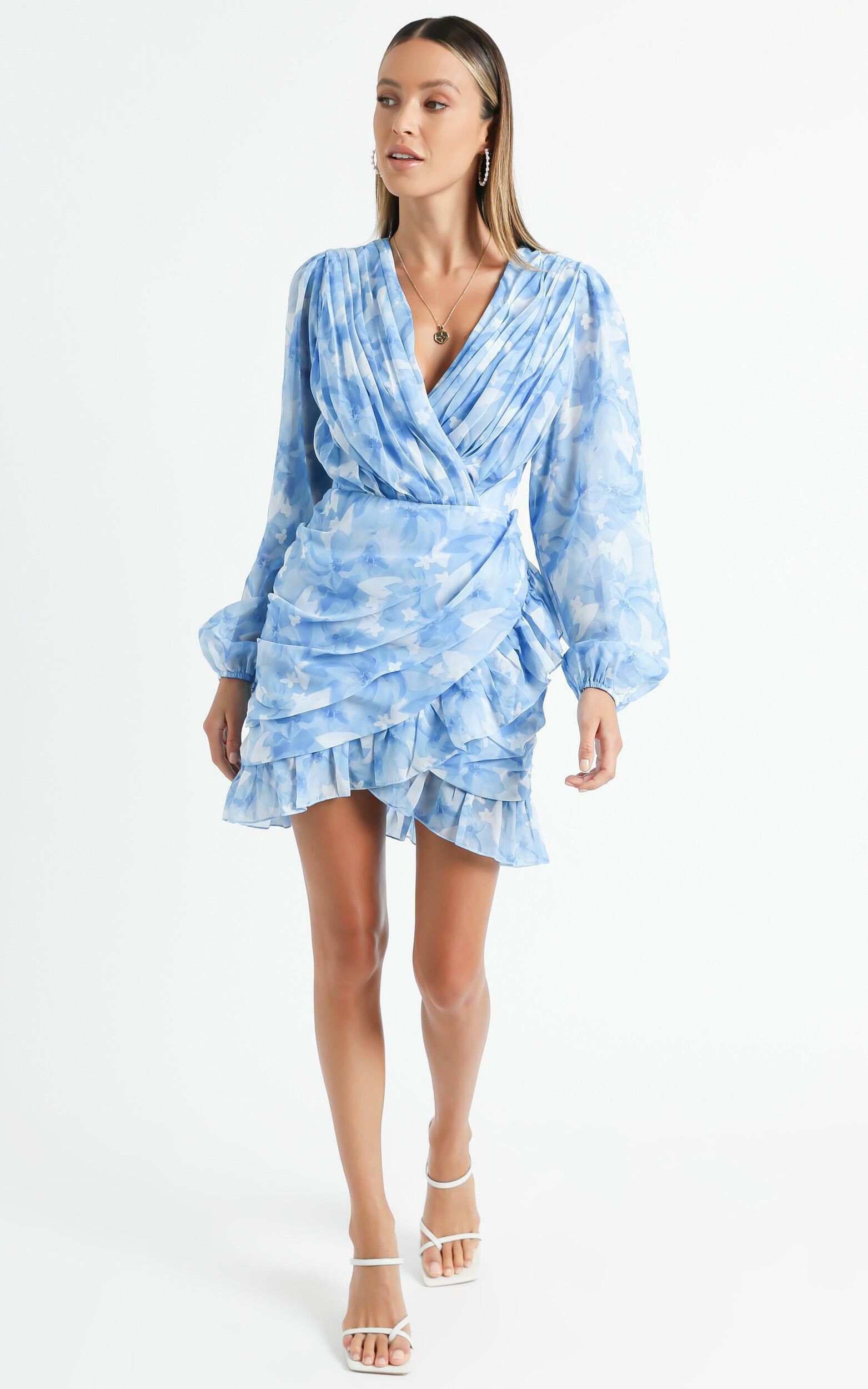 Can I Be Your Honey Dress in Cloudy Floral | Showpo USA