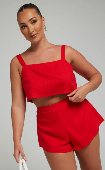 Save The Light Two Piece Set in Red